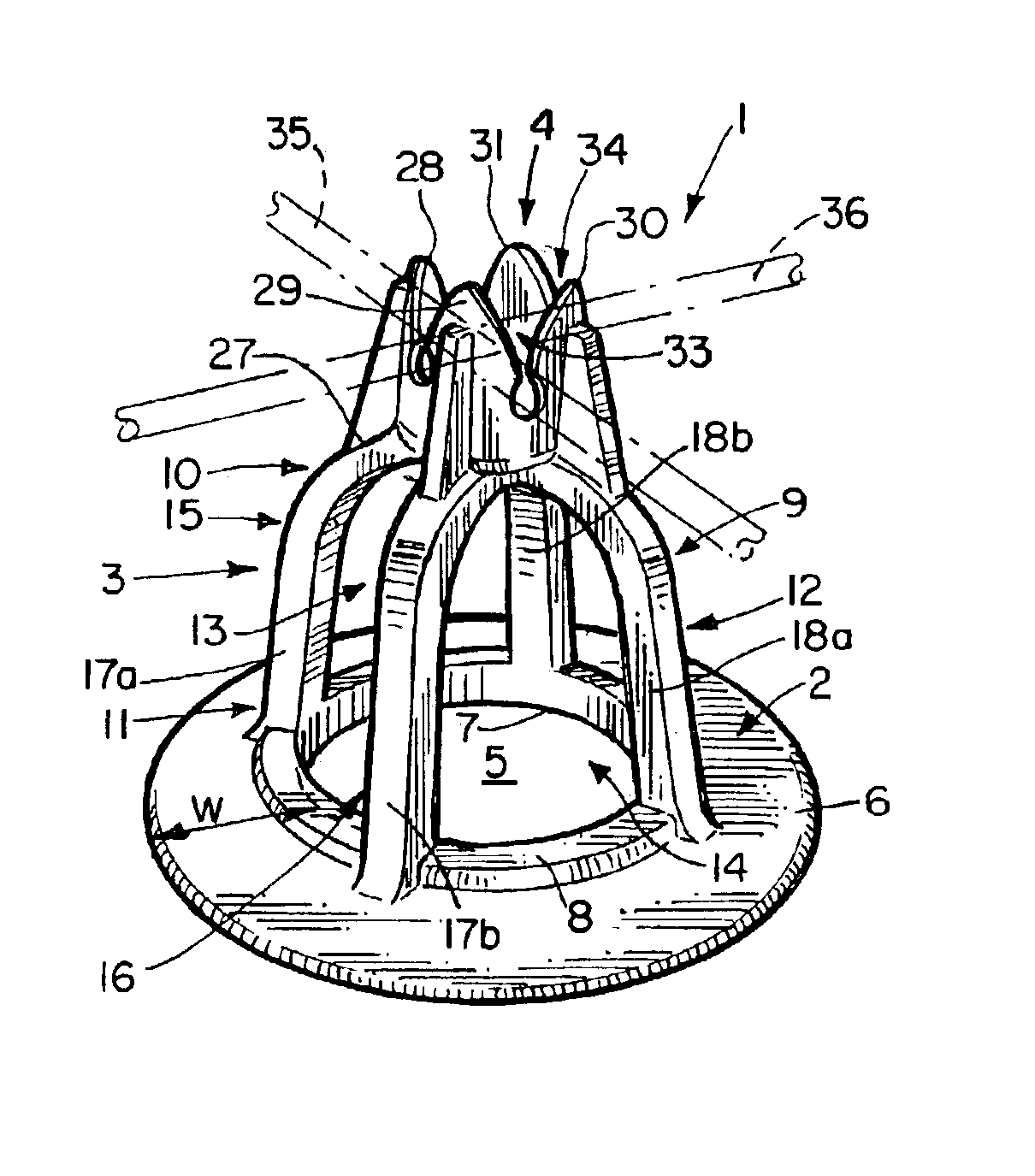 Chair for supporting wire mesh