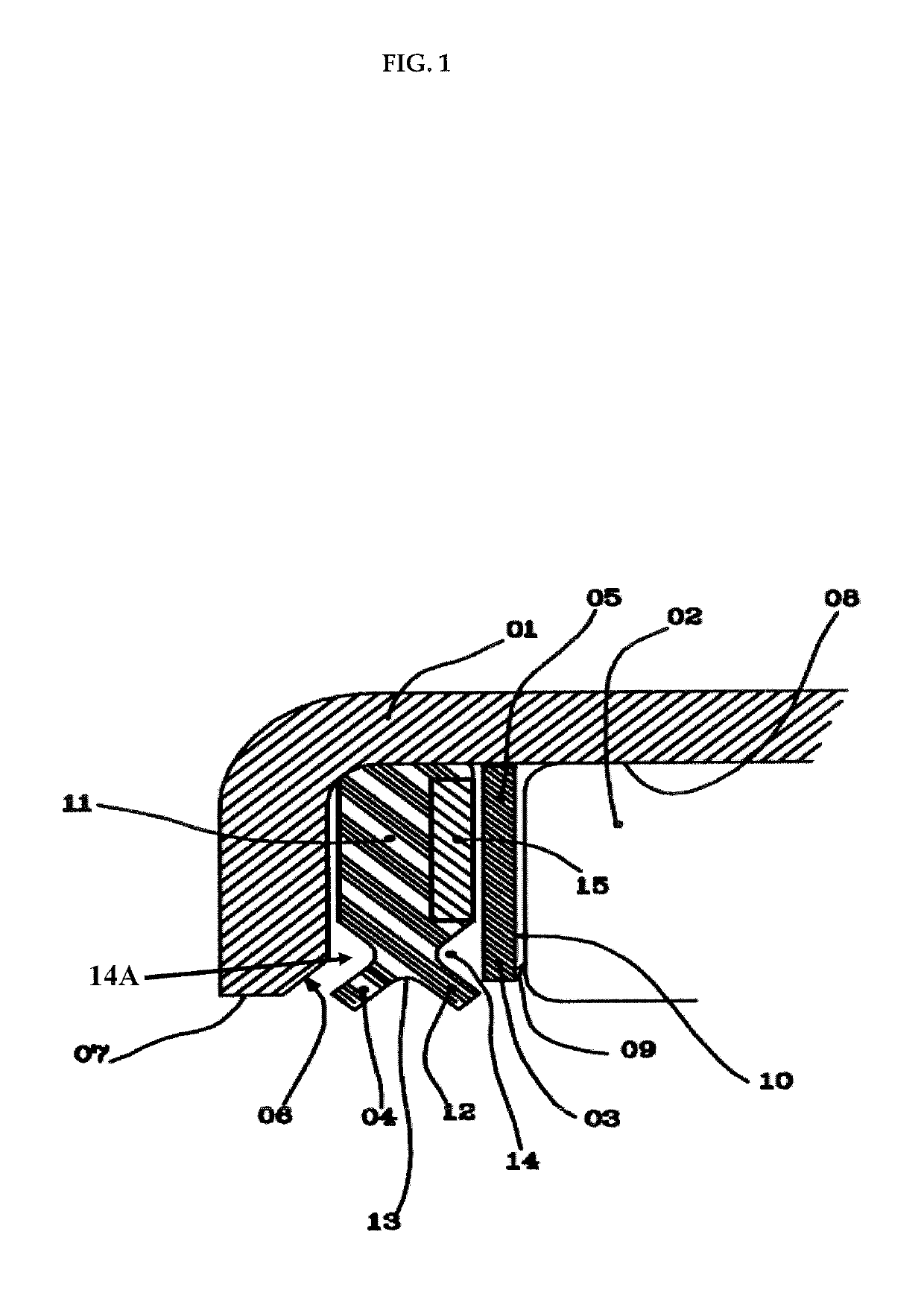 Needle bush bearing with sealing device