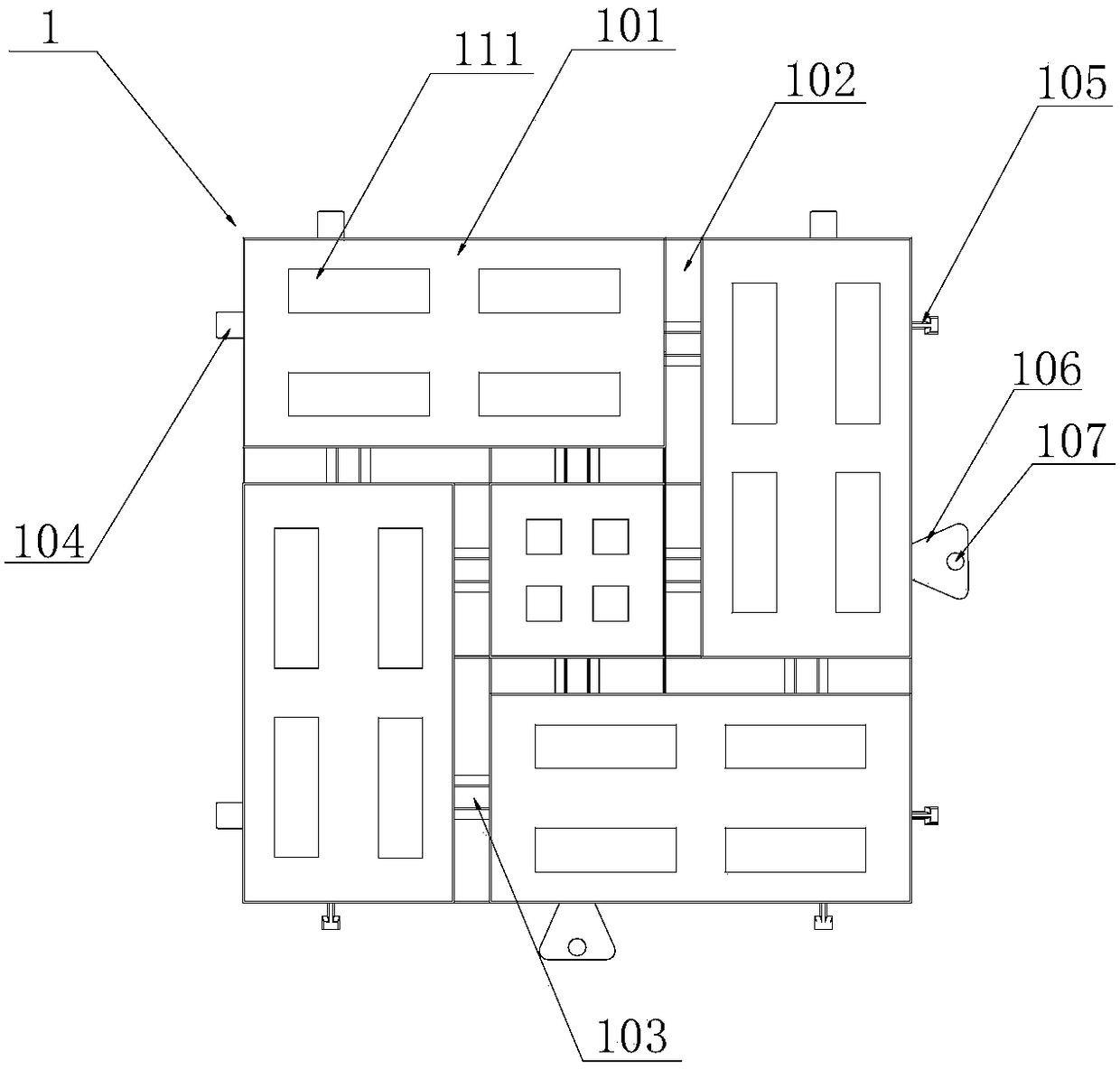 Permeable planting formwork frame and multifunctional permeable pavement structure system and paving method