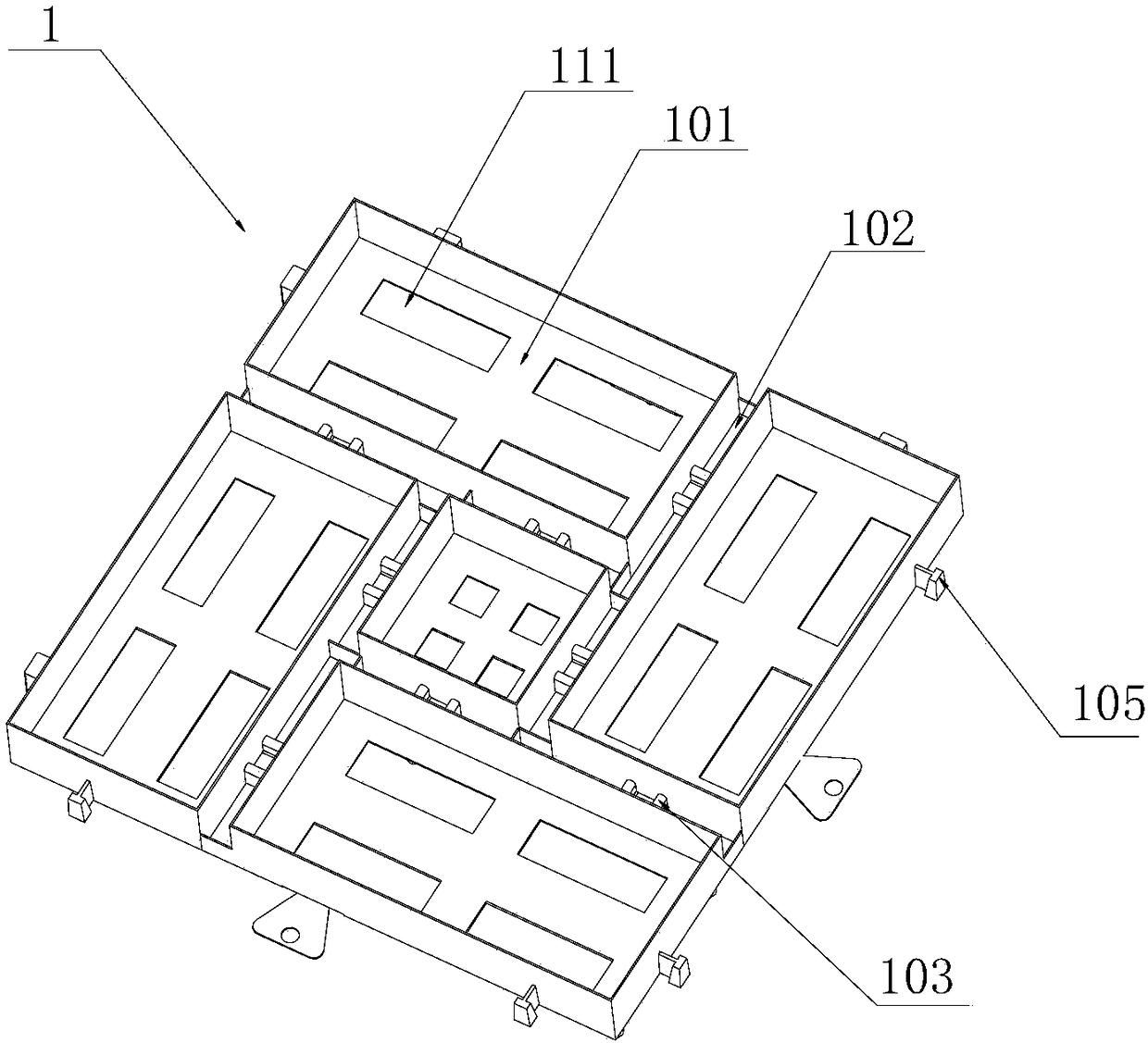 Permeable planting formwork frame and multifunctional permeable pavement structure system and paving method