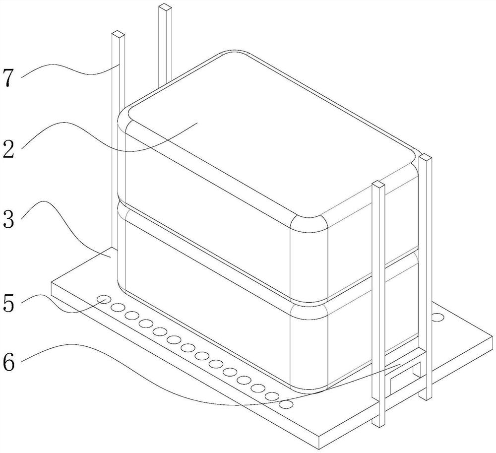 High-capacity energy storage power supply with wireless charging function