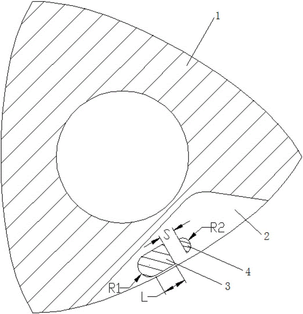 Swirl combustion chamber of rotor engine