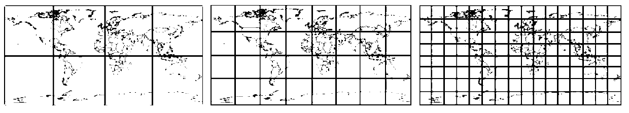 Geographical-position related hash virtual geocoding method and system