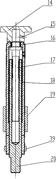 Double-wire welding gun adjusting mechanism