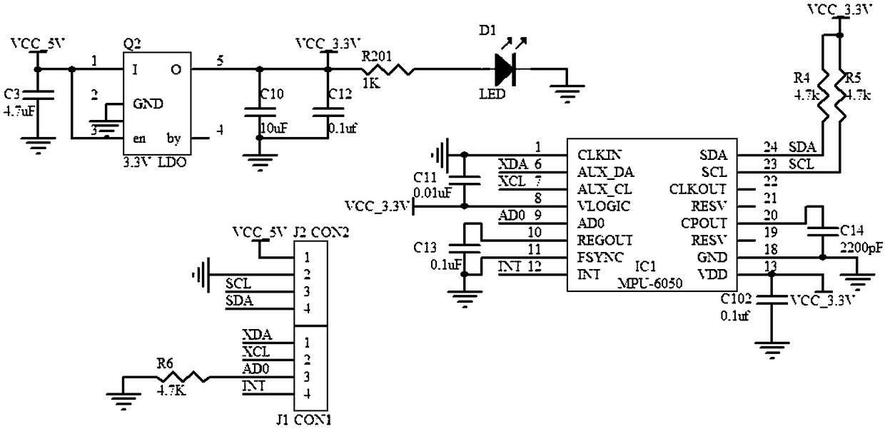 Simple motion camera attitude control apparatus