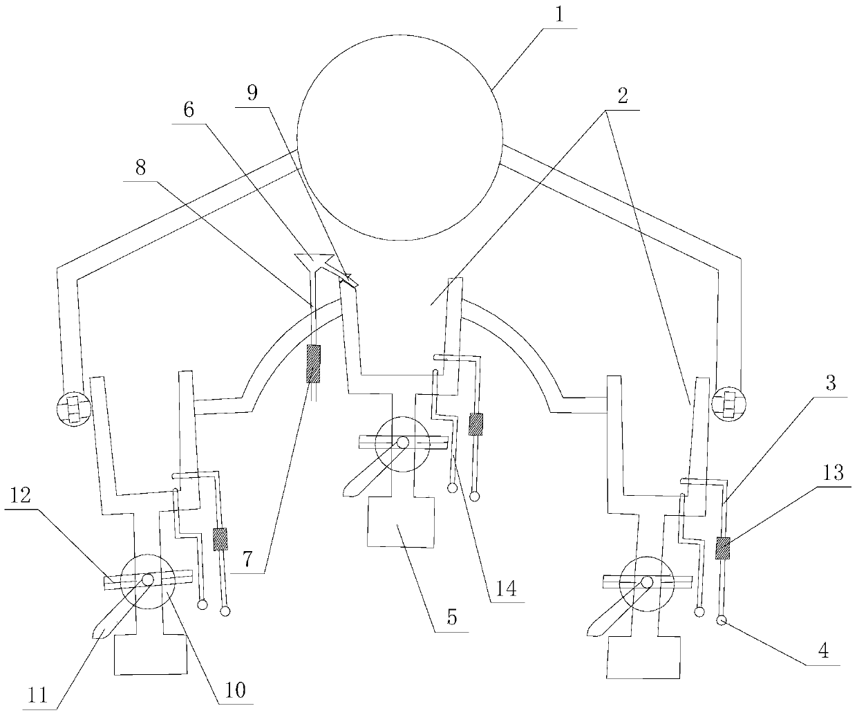 A modified coal-fired boiler