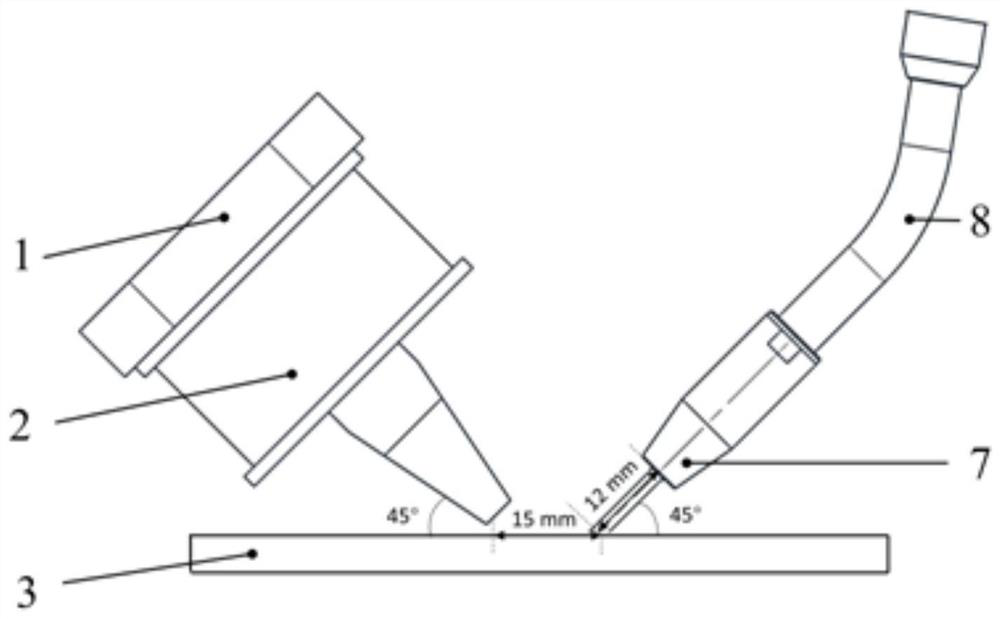 Forming method for electric arc fuse wire additive manufacturing