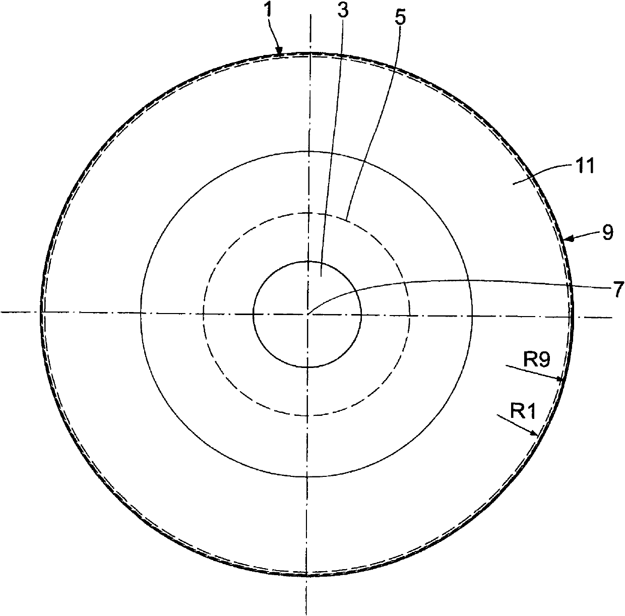 Rough grinding tool