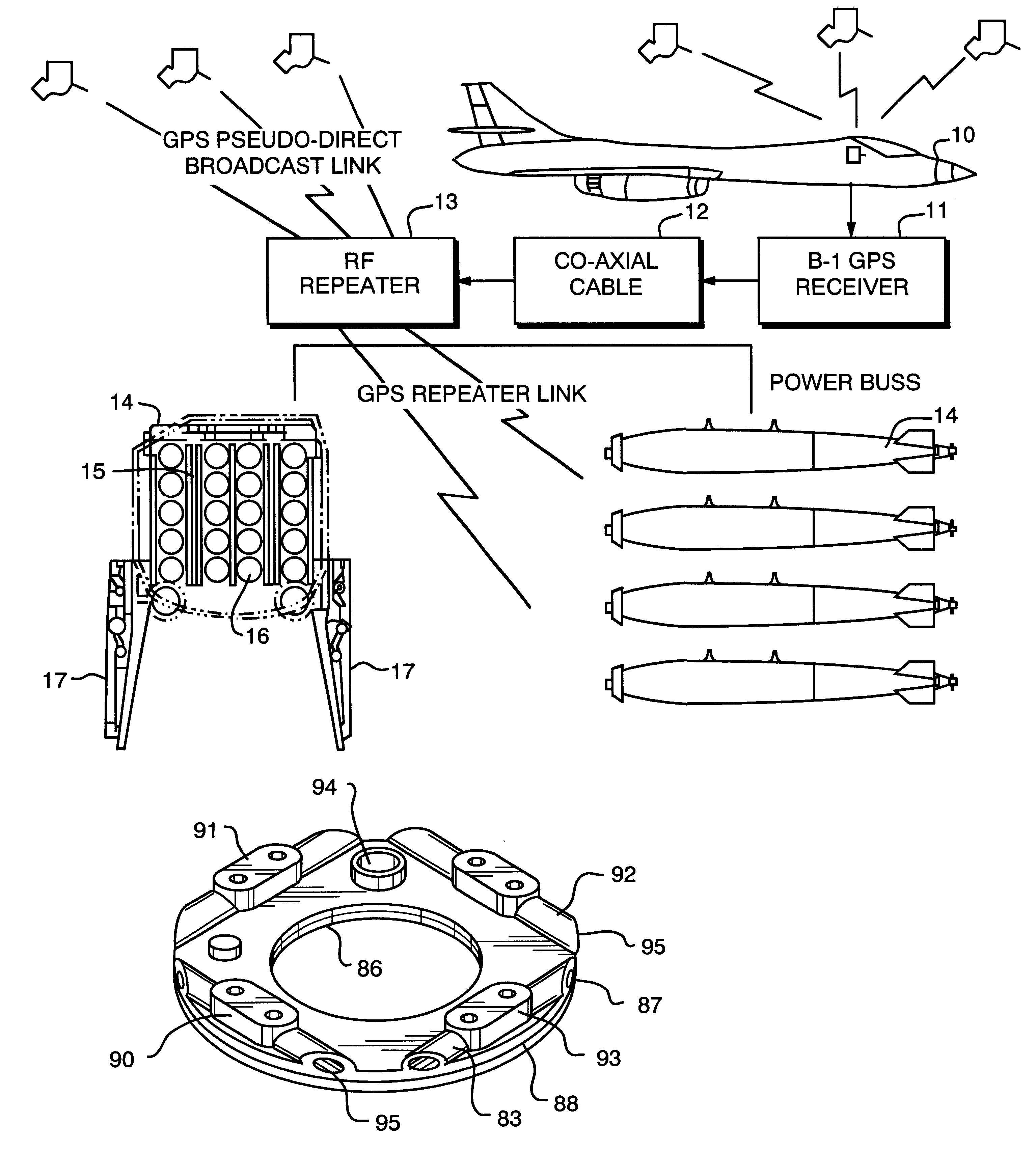 Precision guidance system for aircraft launched bombs