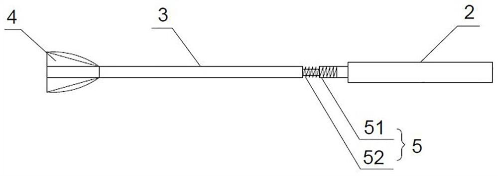 A wire extruder head cleaning device