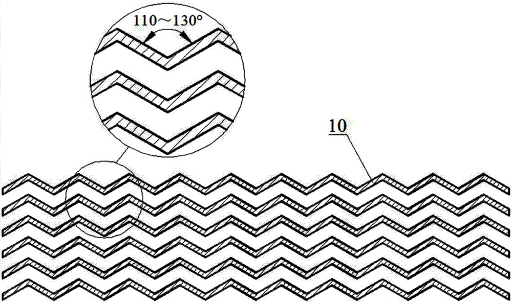 Inclination pipe type underwater pre-dewatering degassing separation apparatus