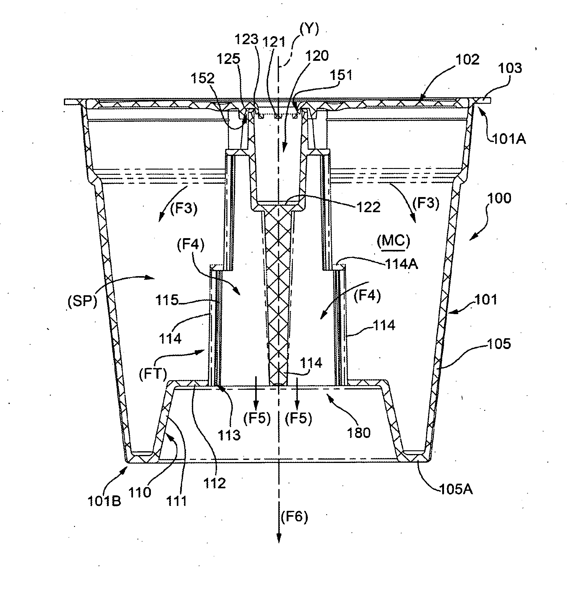 Interchangeable capsule for preparing an infusion of coffee, and method for obtaining an infusion of said coffee