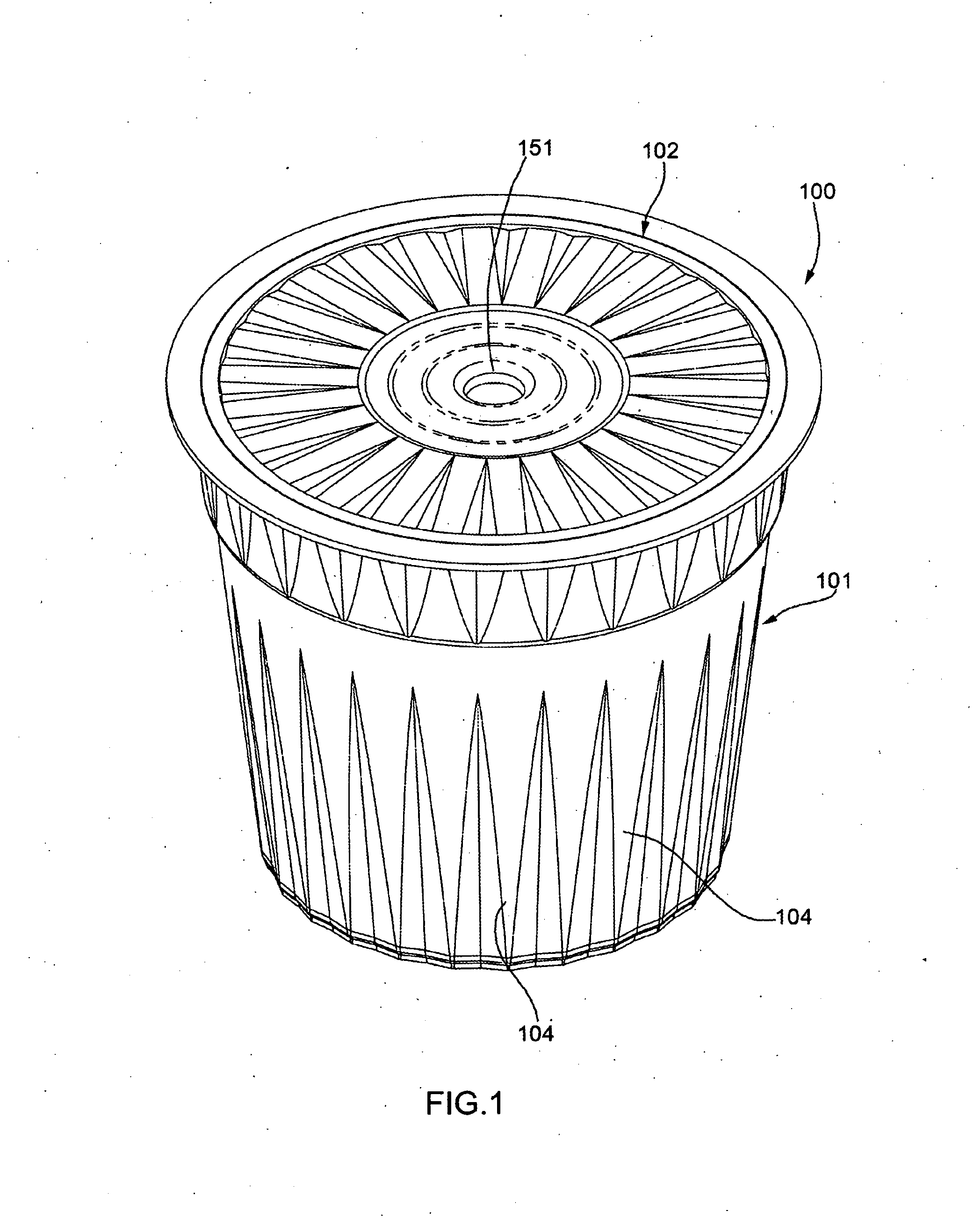 Interchangeable capsule for preparing an infusion of coffee, and method for obtaining an infusion of said coffee