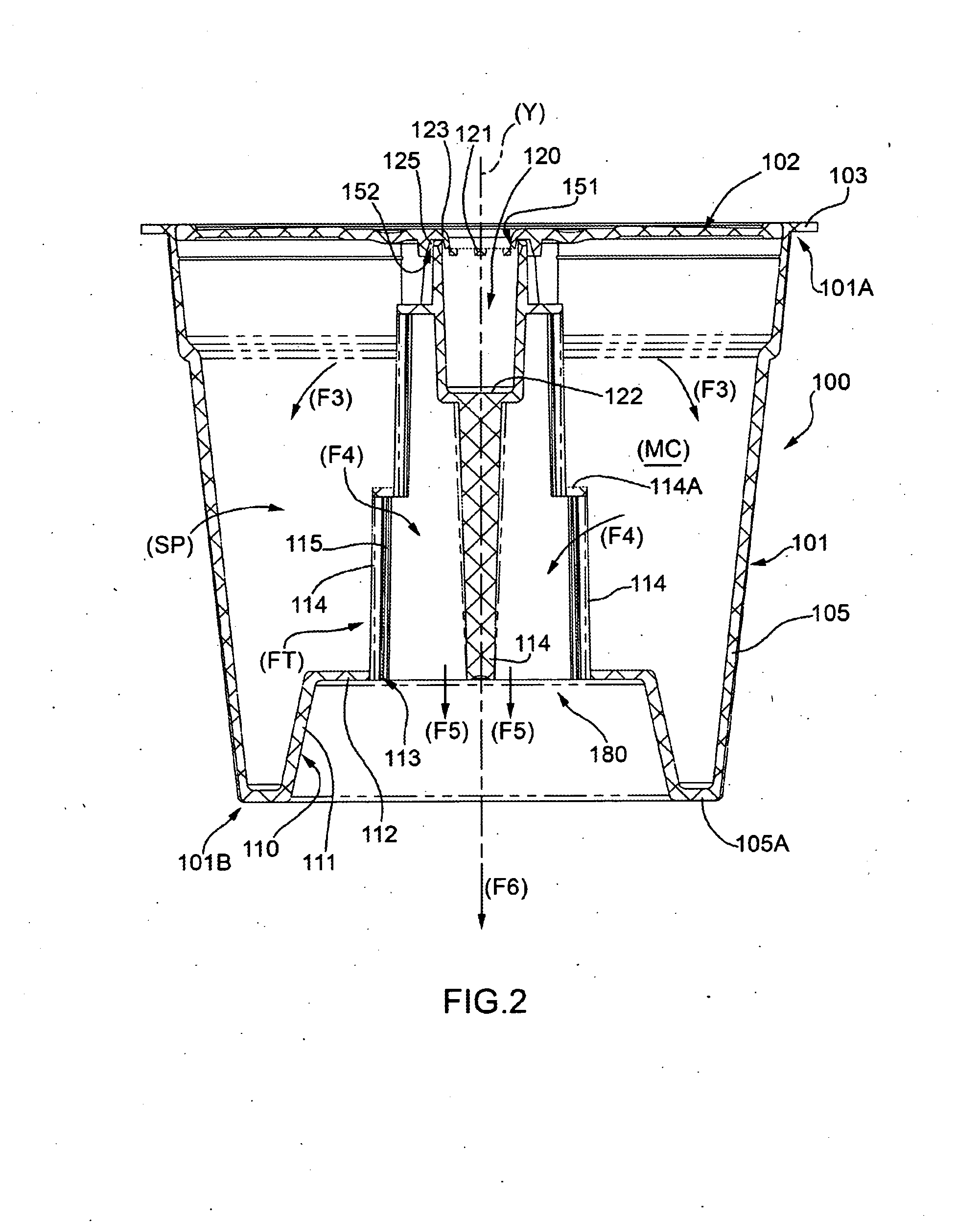 Interchangeable capsule for preparing an infusion of coffee, and method for obtaining an infusion of said coffee