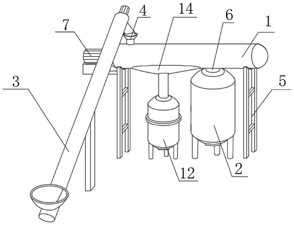 A hydrothermal carbonization treatment equipment for livestock and poultry manure