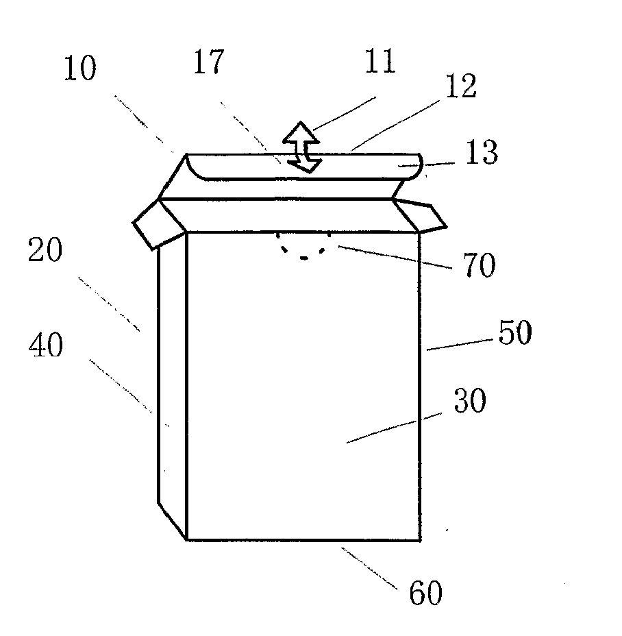 Packaging container with Anti-counterfeit effect