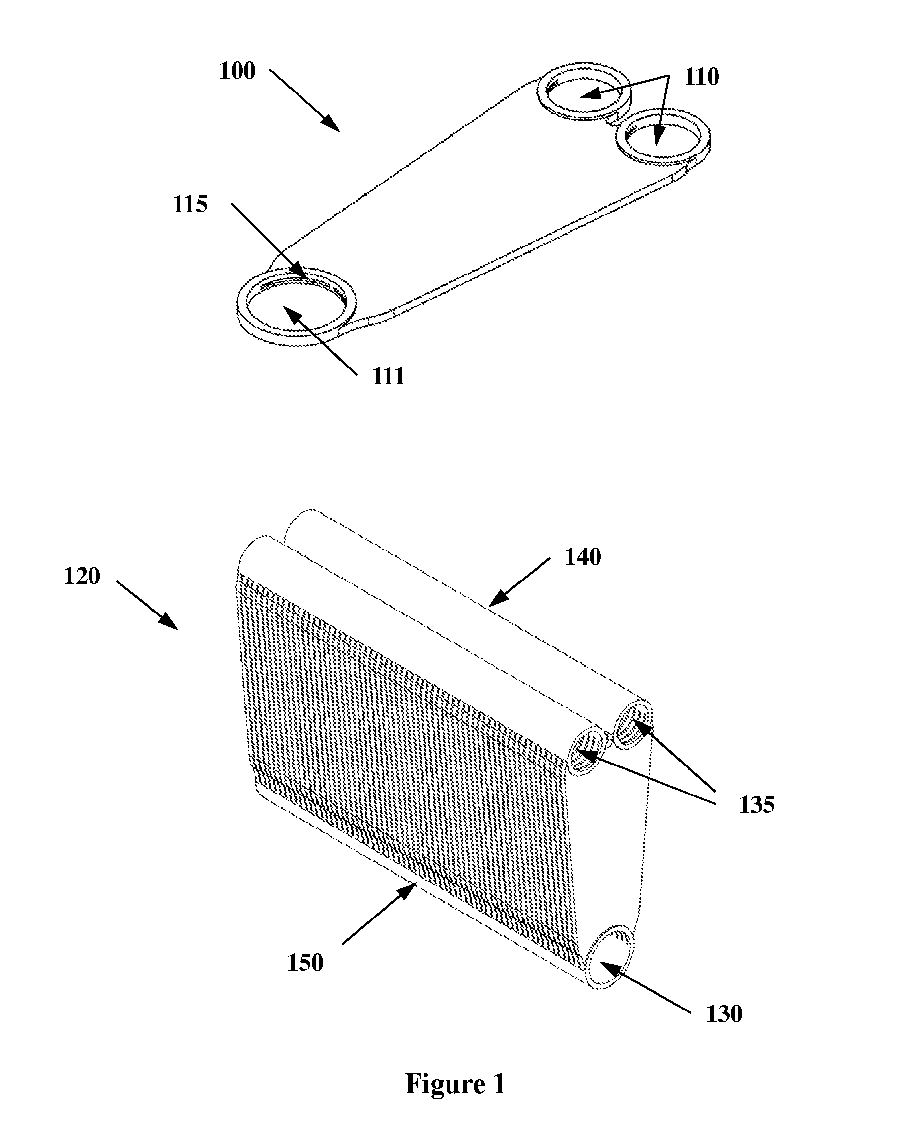 Compact radial counterflow recuperator