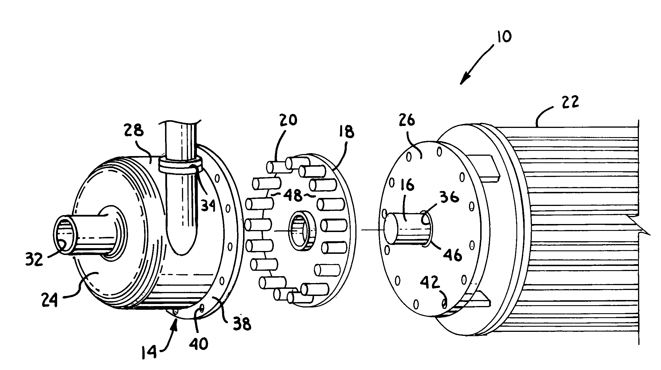 Method and apparatus for separating, purifying, promoting interaction and improving combustion