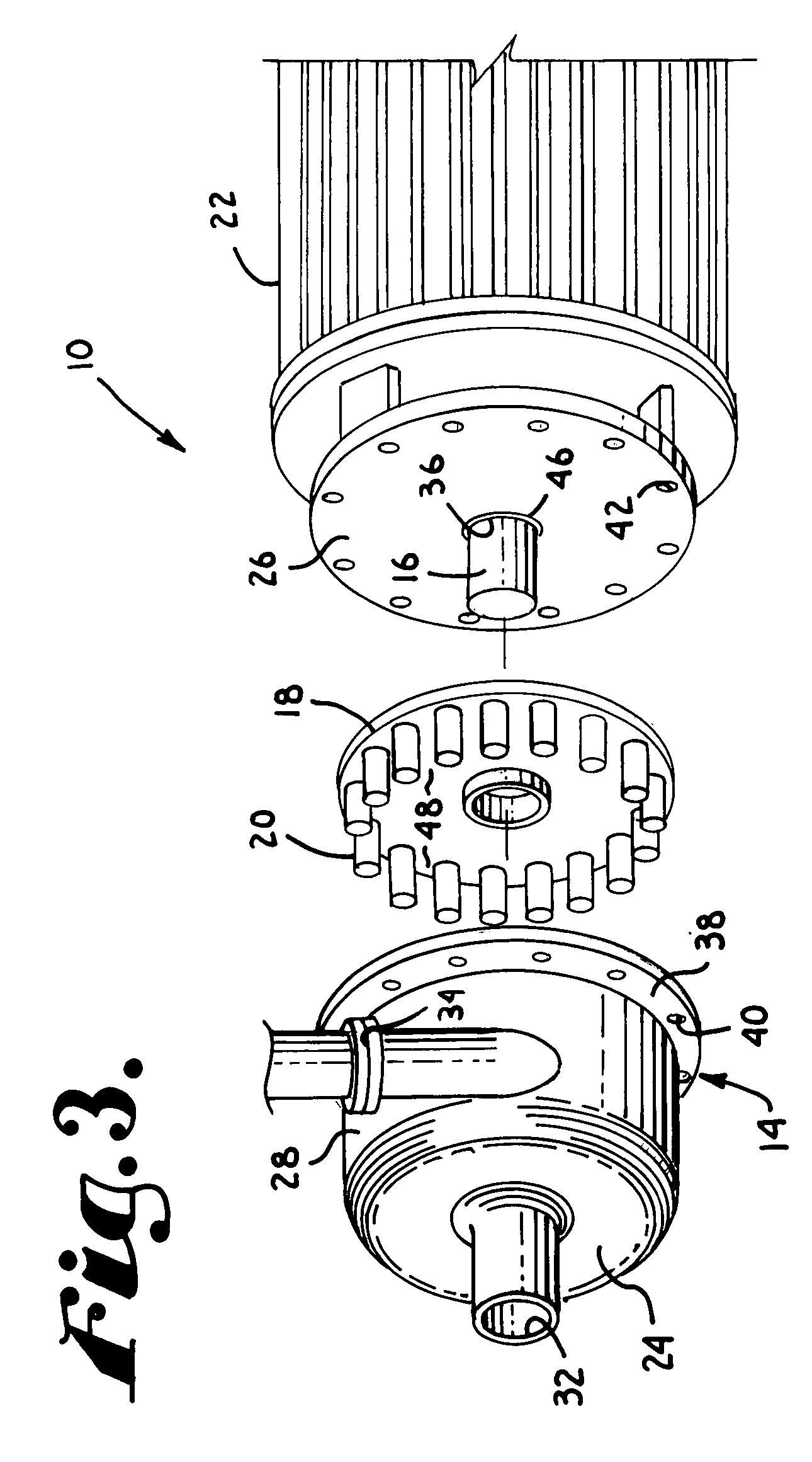 Method and apparatus for separating, purifying, promoting interaction and improving combustion