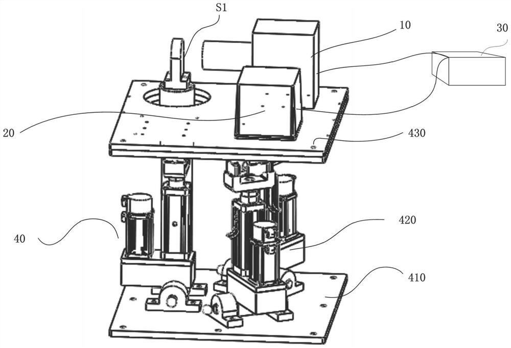 Carrier attitude measurement system, method and device and storage medium