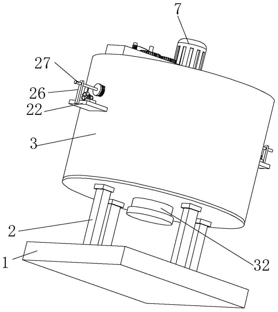 Sand mixing device with good sand discharging effect for casting machinery