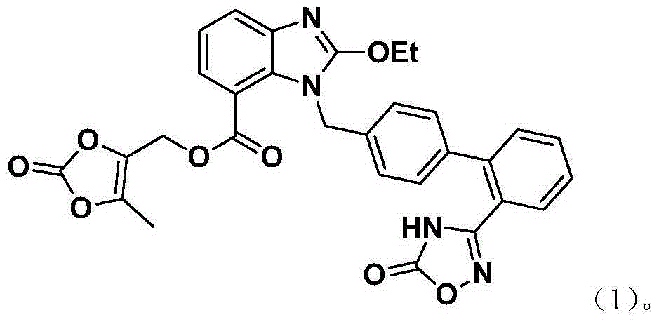 Detection and preparation methods of azilsartan medoxomil impurities