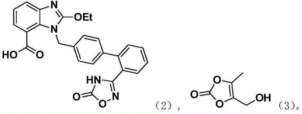 Detection and preparation methods of azilsartan medoxomil impurities