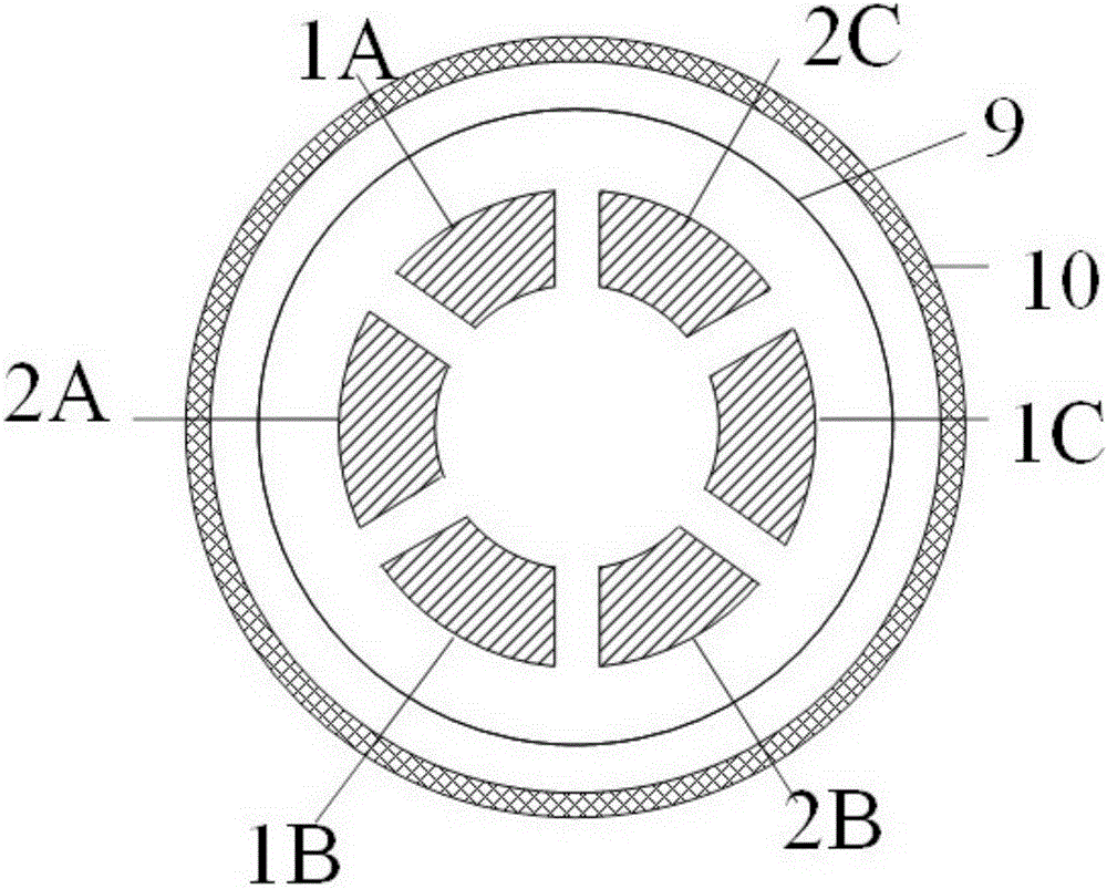 A bipolar trigger type multi-rod vacuum trigger switch