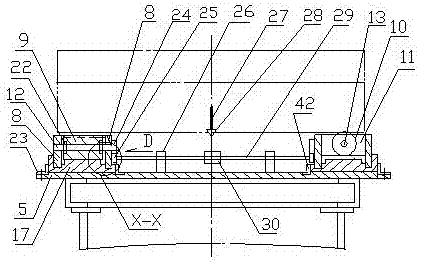 Extruding stamping die installing vehicle