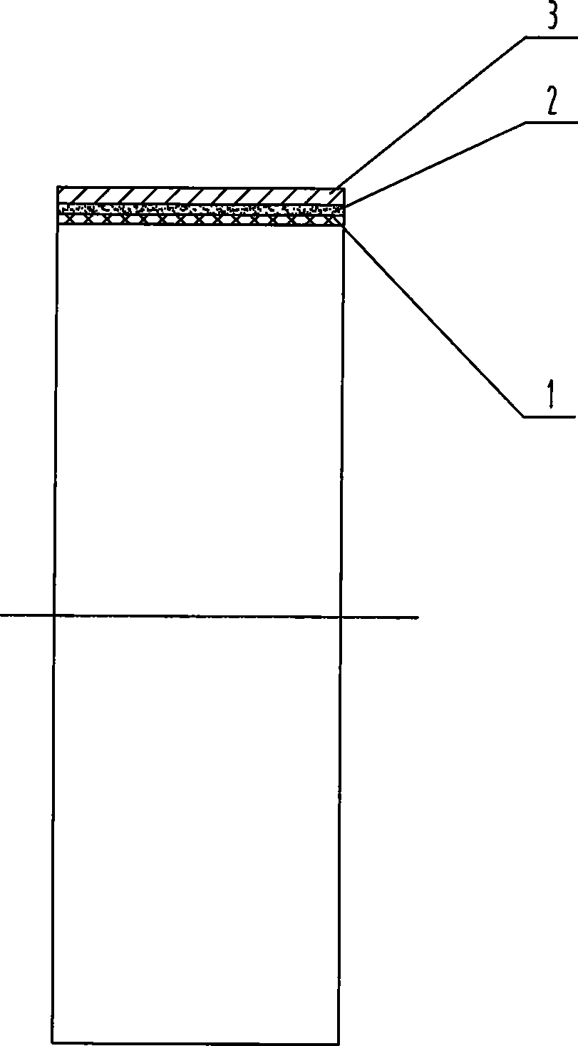 Dry friction self-lubricating slide bearing