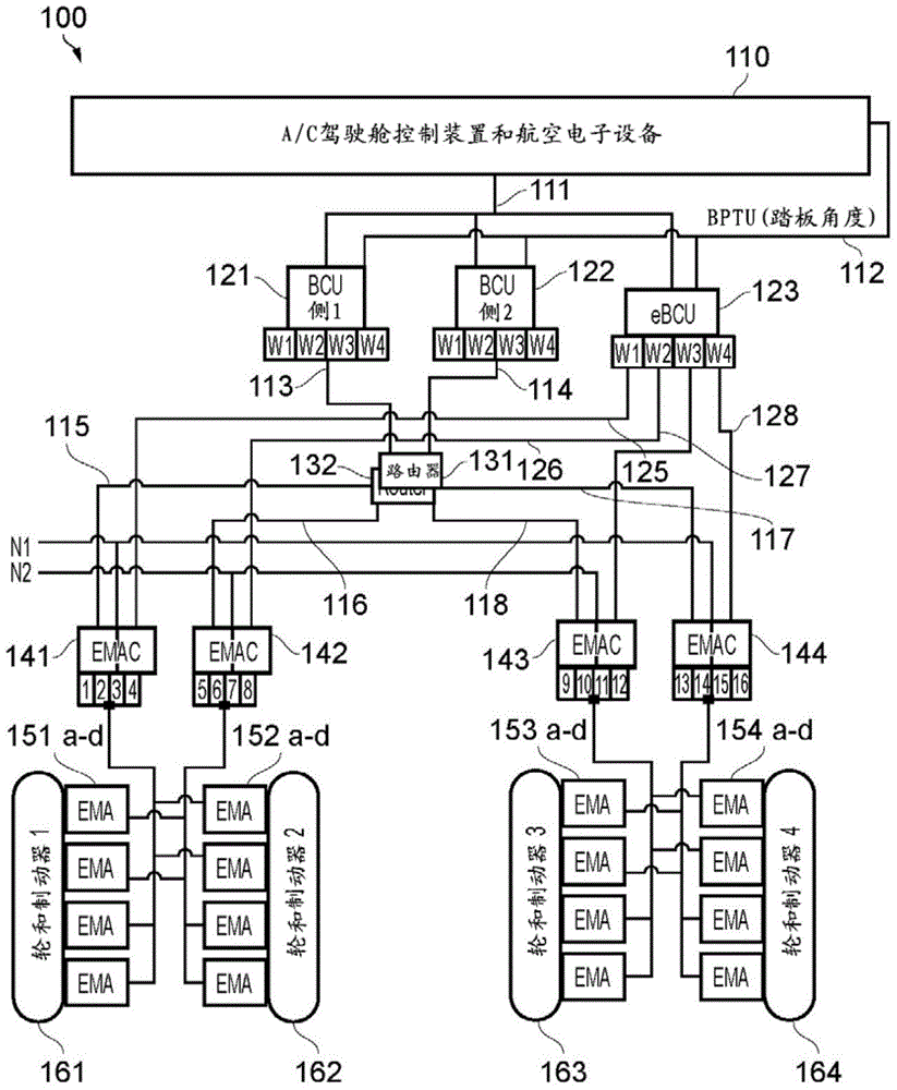 Aircraft electric braking system