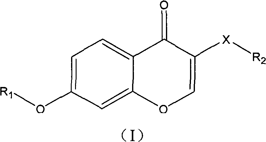 Isoflavone compound, its preparation method, and its application in preparation of antiviral or antitumor drugs