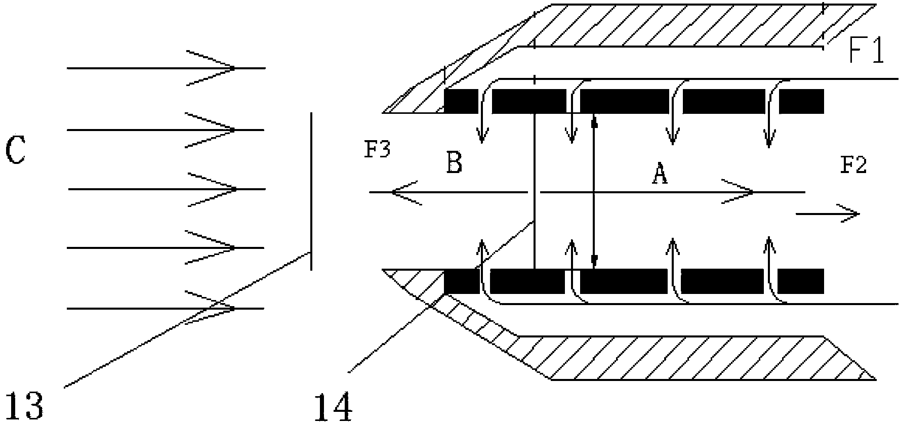 Miniature onboard reverse plug flow cloud droplet sampling device and working method thereof