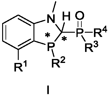 Benzo polyaza and phosphole oxygen ligand and complex containing same, preparation method and application