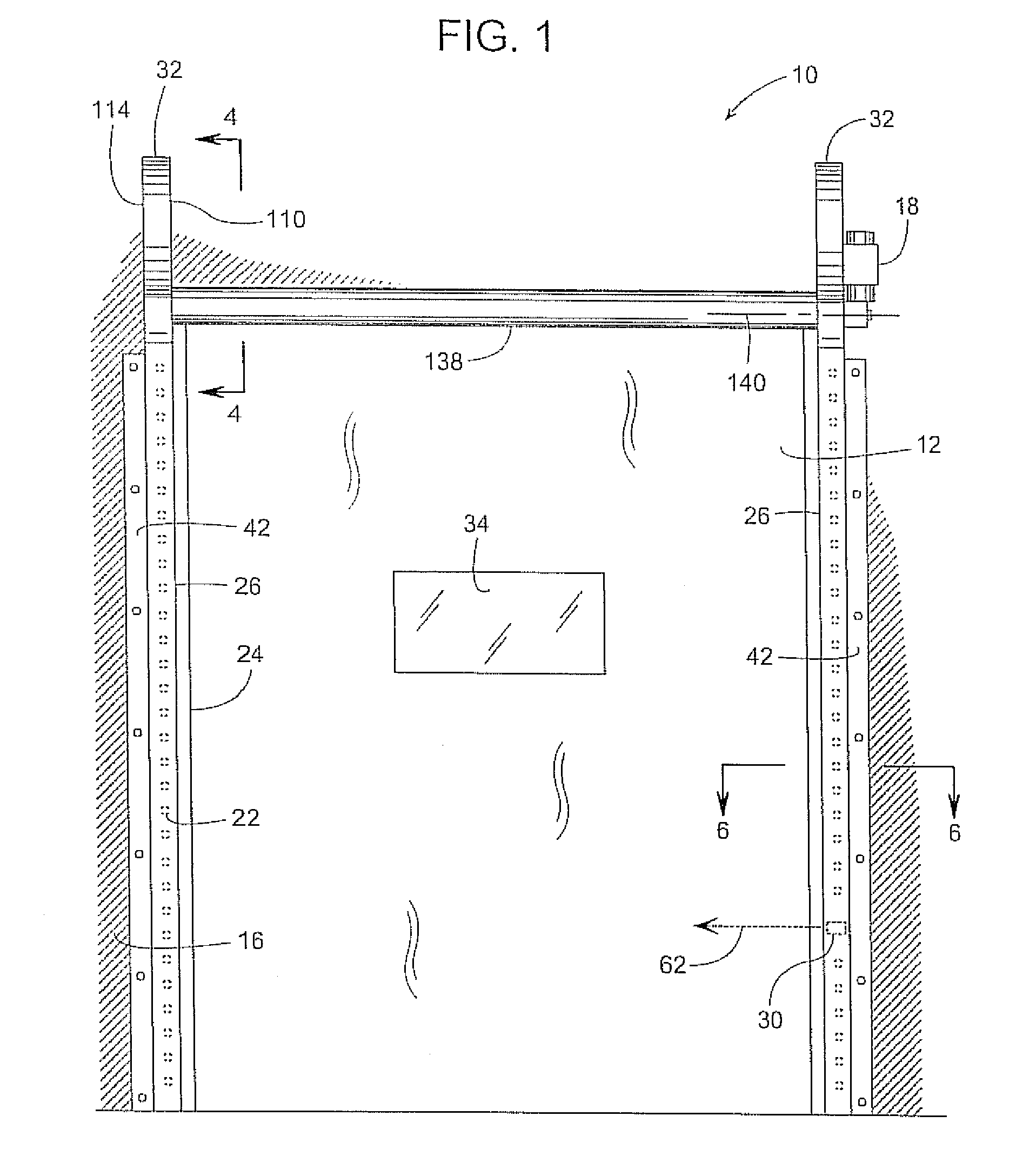 Track and guide system for a door