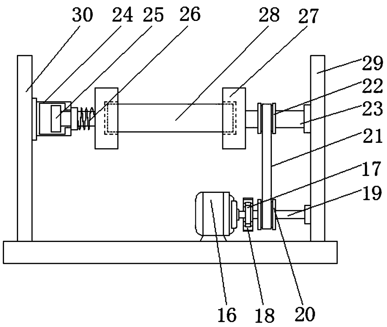 Printing and dyeing device convenient to use for textile processing