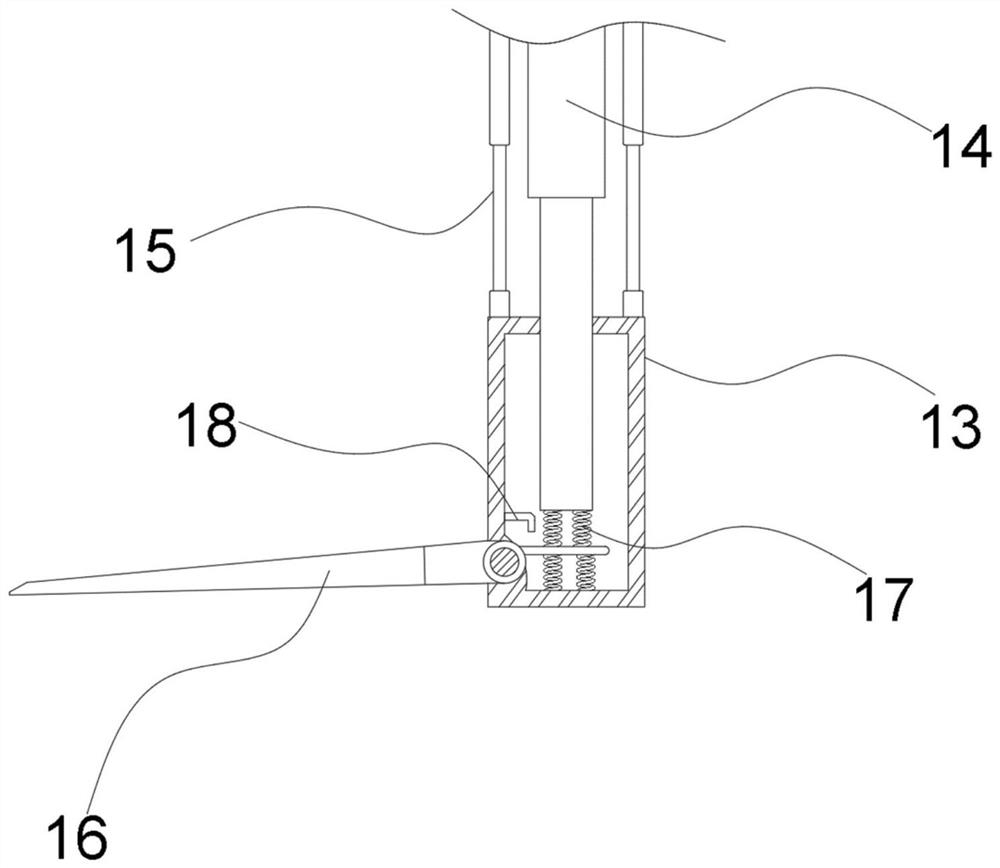 Movable uprooting weeding robot