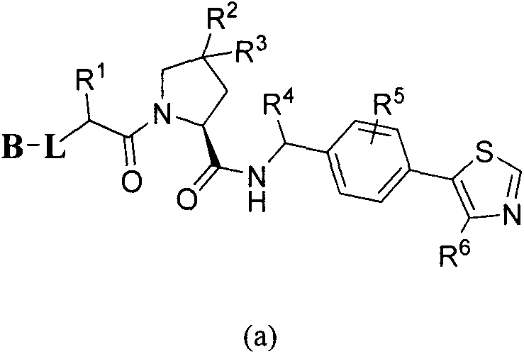 Bifunctional molecule based on VHL ligand induced BET degradation as well as preparation and application thereof