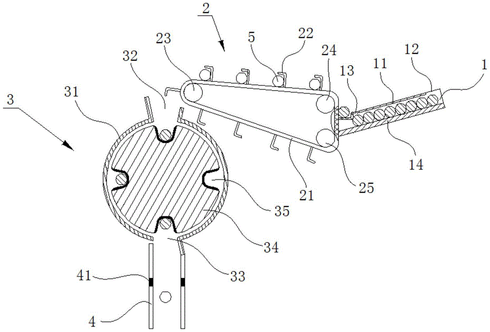 Single-bud cane seed metering device