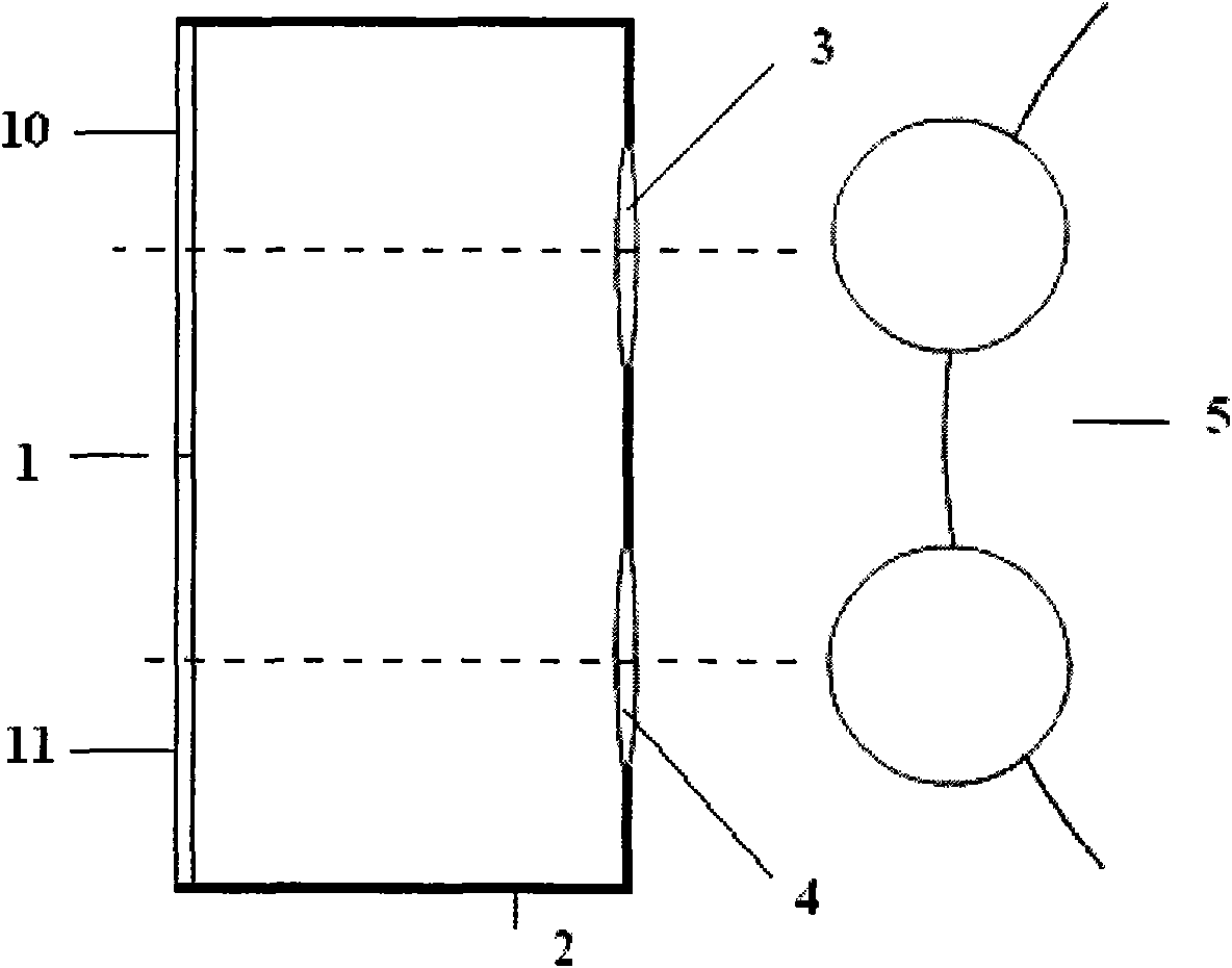 Stereo display capable of being watched by naked eyes