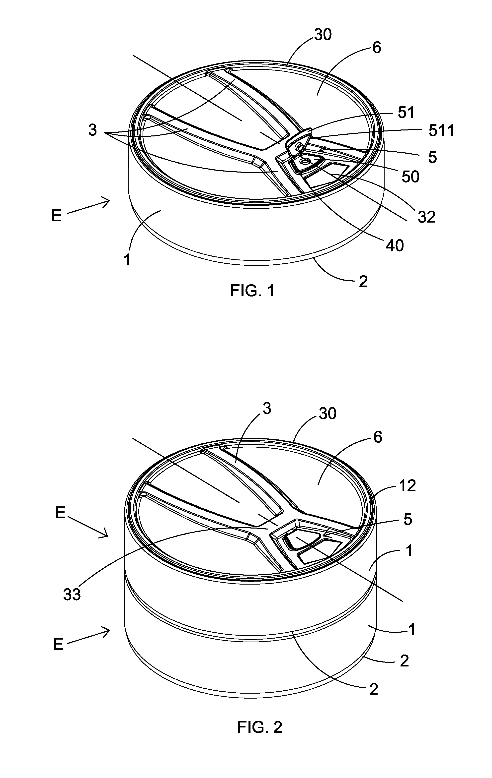 Packaging container with pressure relief valve