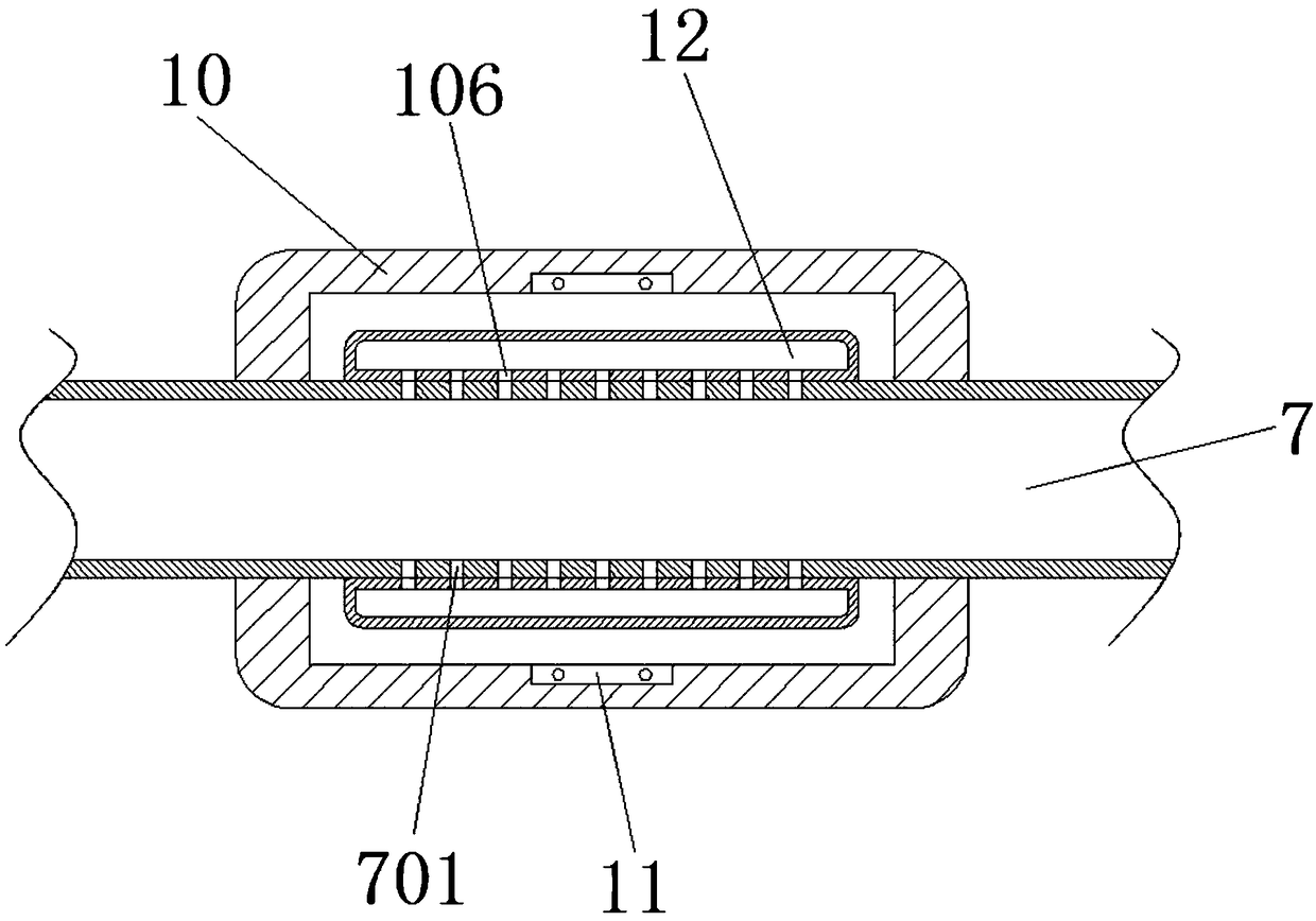 Gastrointestinal-fluid decompression device used for gastrointestinal surgery