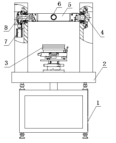 Method for treating errors of angle measurement of circular grating and compensating skew of shafting