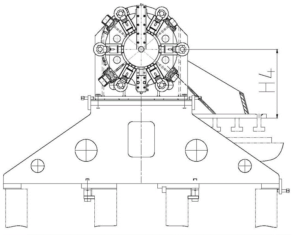 Deep hole finish machining method of motor casing of nuclear main pump