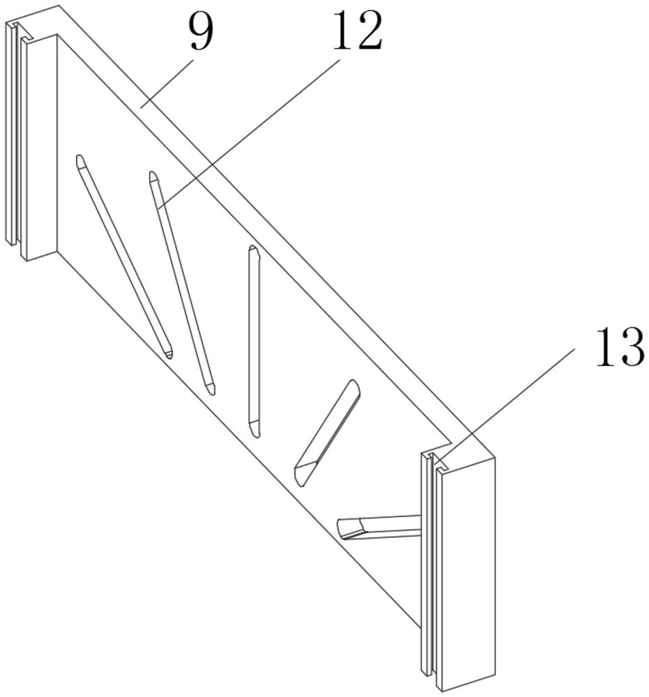 Control and adjustment mechanism for separation distance of separation device