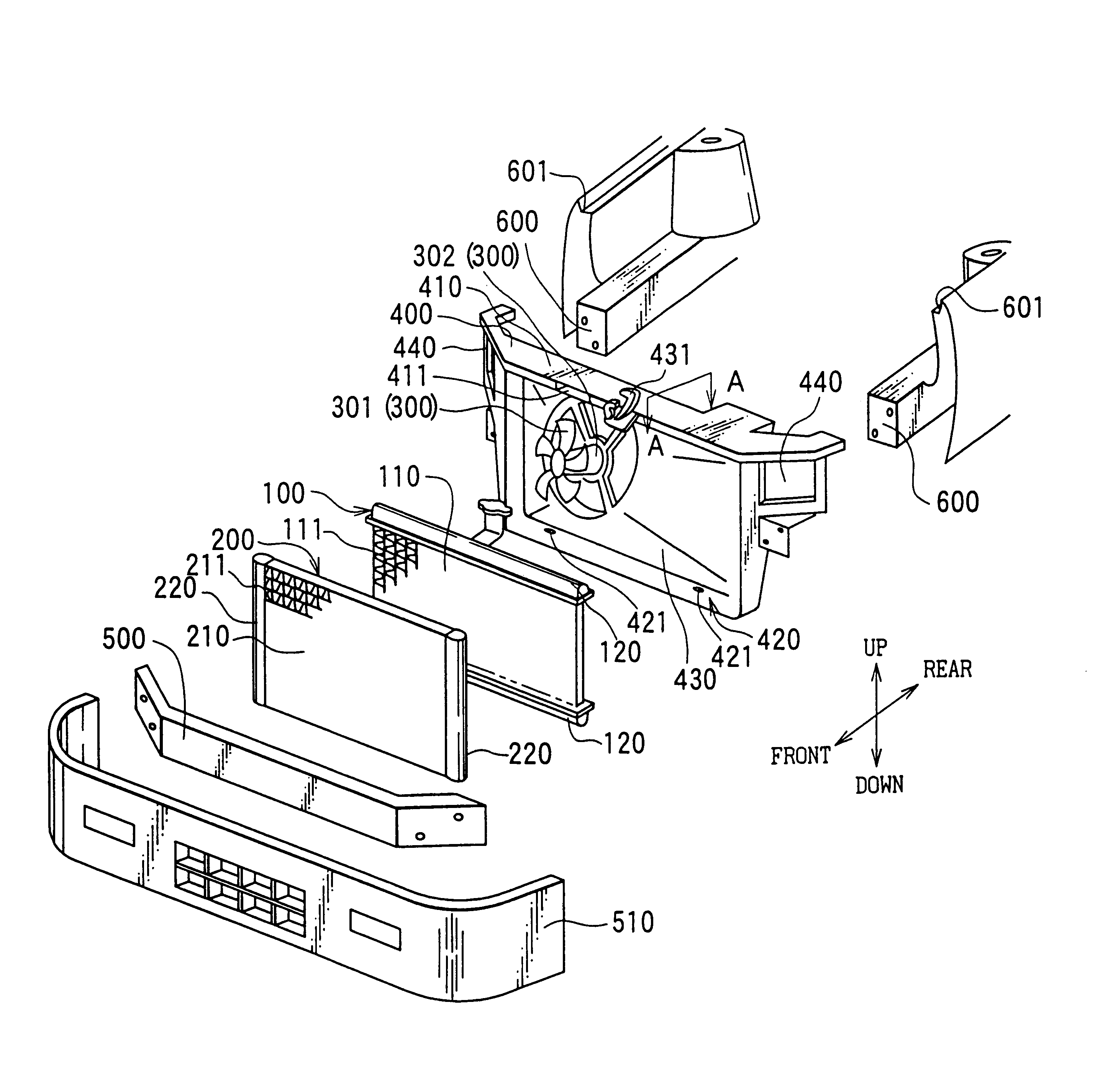 Front end panel