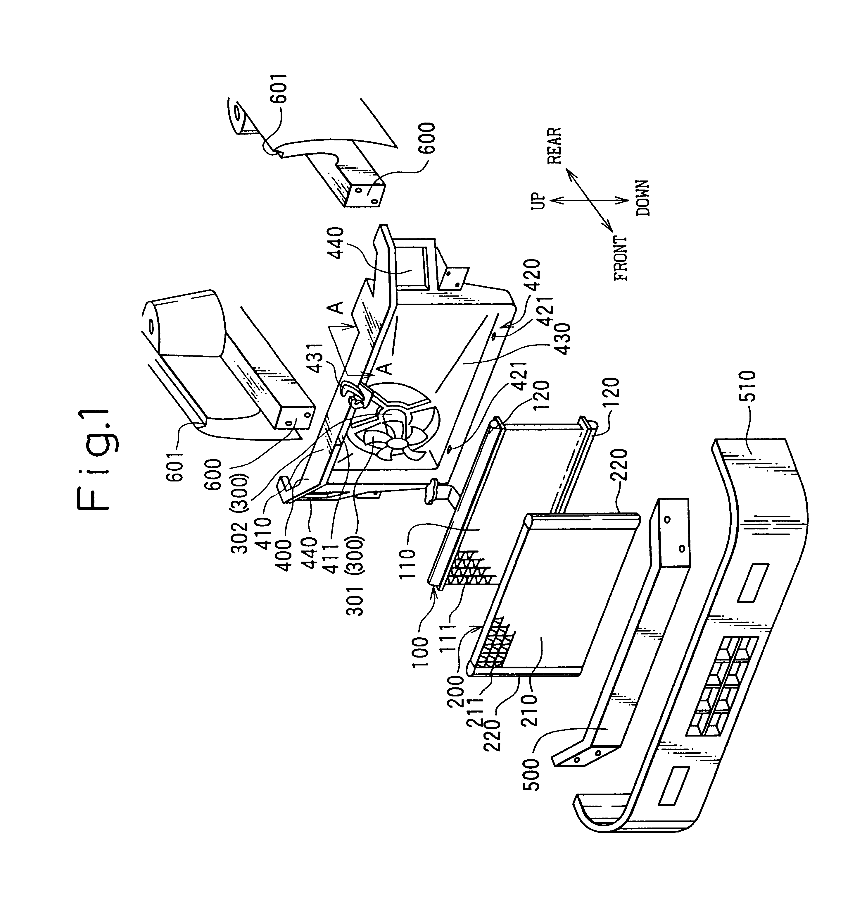 Front end panel