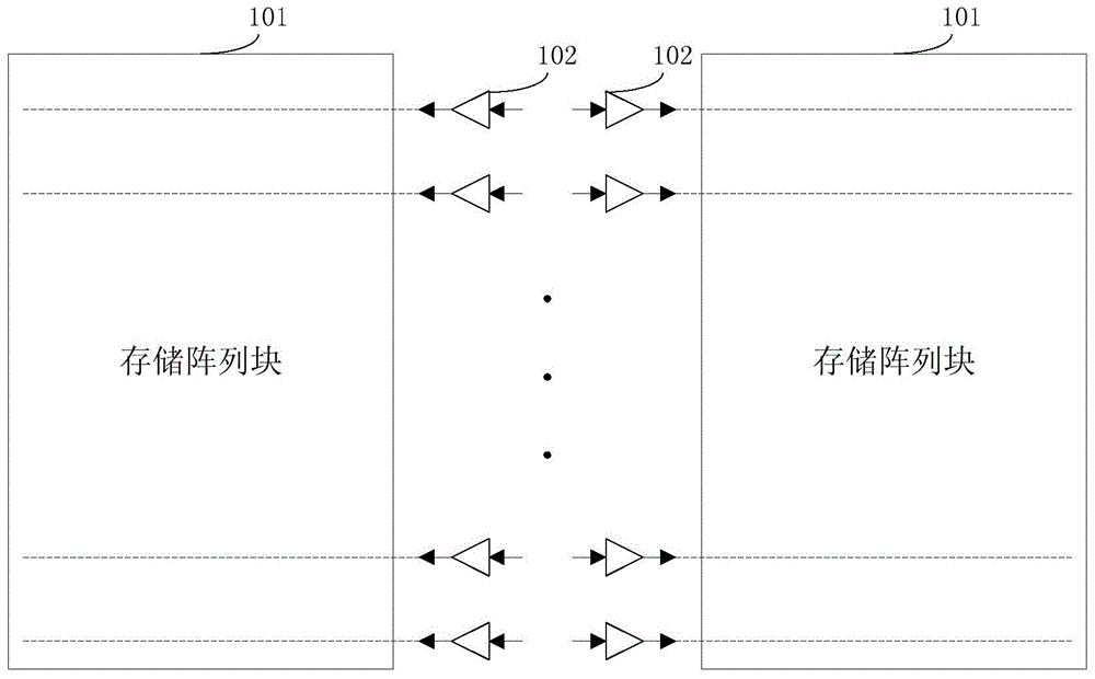 Method and circuit for driving storage array