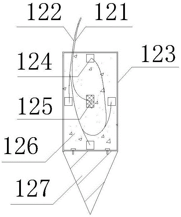 Heat transfer bridge sensor for measuring scour and silt depth around steel pipe piles of bridges