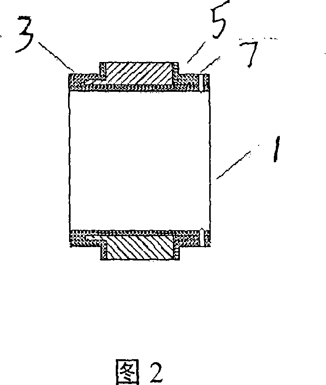 Composite roller of high-performance binded hard alloy